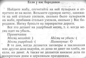 Заговор на жабу
