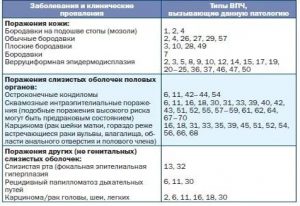 Типы ВПЧ
