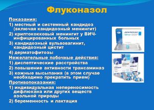 Применение препаратов с флуконазолом