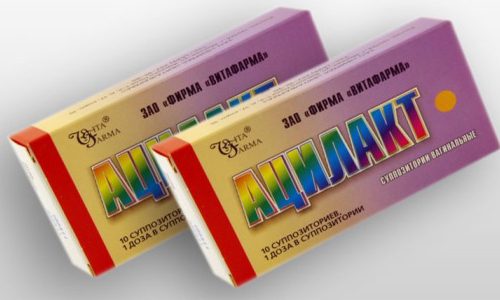Суппозитории Ацилакт от молочницы