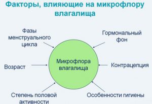 Изменение микрофлоры влагалища