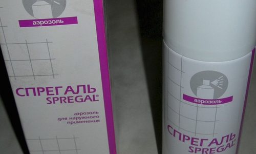 Применение аэрозоля Спрегаль