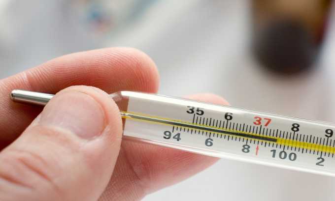 Температура тела человека может немного повыситься
