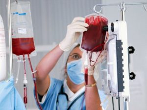 Заражение при переливании крови