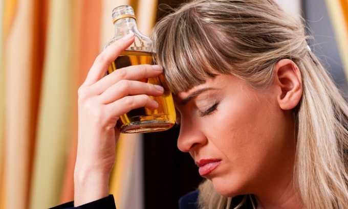 Проблемы могут возникнуть из-за употребления алкогольных напитков