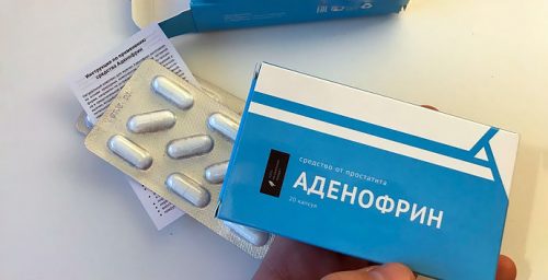 Аденофрин — эффективное лекарство от простатита