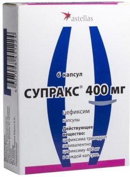 Антибиотик III поколения Супракс при цистите