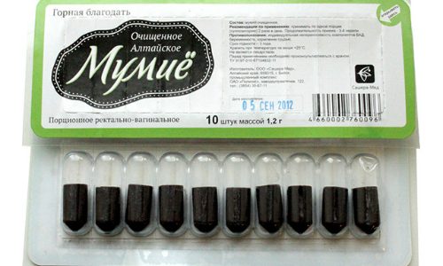 Как применять мумие для лечения простатита?