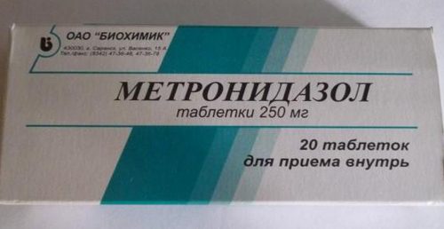 Как принимать Метронидазол при воспалении придатков