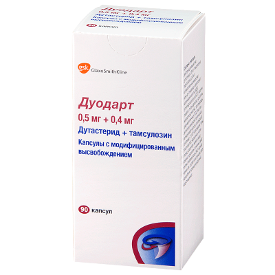 Как принимать препарат Дуодарт при простатите?