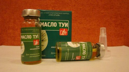 Лечение папиллом с помощью эфирного масла туи