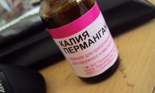 Лечение папиллом с помощью перманганата калия