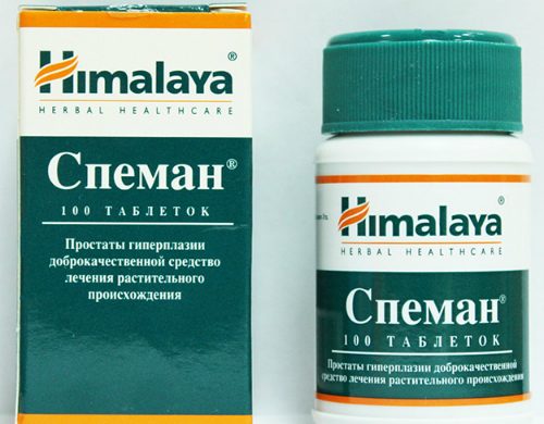 Лечение простатита у мужчин препаратом Спеман