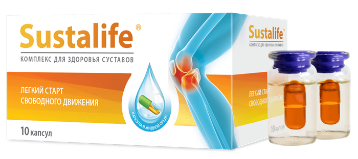 Обзор препарата Сусталайф (Sustalife) для суставов