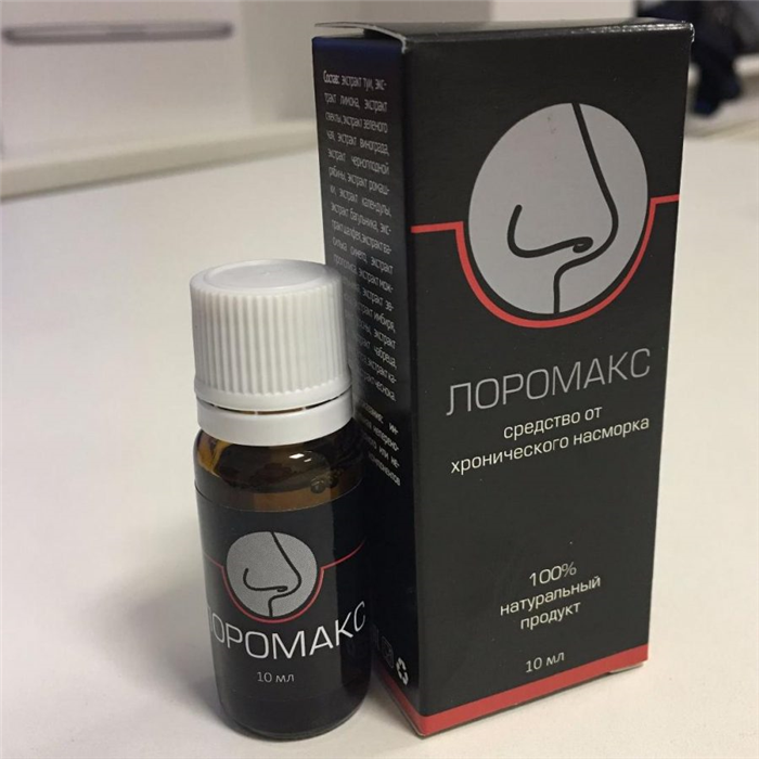 Обзор средства от хронического насморка Лоромакс