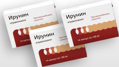 Прием препарата Ирунин для лечения молочницы