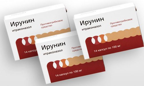 Прием препарата Ирунин для лечения молочницы