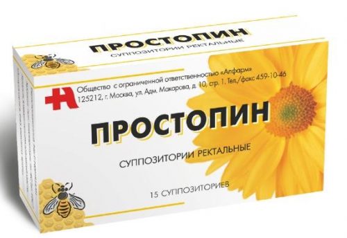 Применение свечей Простопин для лечения простатита