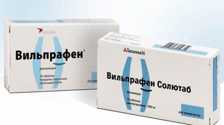 Применение Вильпрафена для лечения хламидиоза
