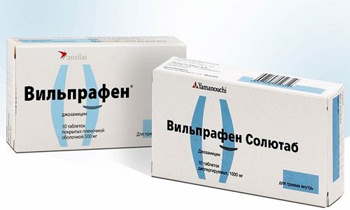 Применение Вильпрафена для лечения хламидиоза