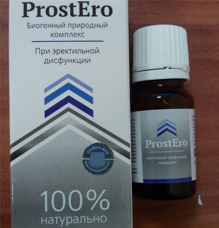 ProstEro (Простеро) — обзор капель от простатита
