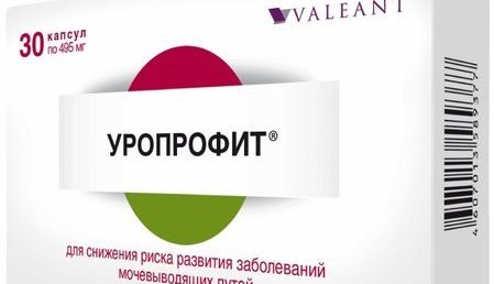 Растительные капсулы Уропрофит при цистите