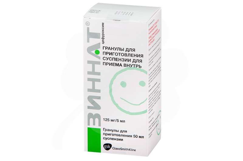 Суспензия Зиннат при цистите