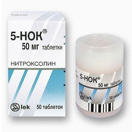 Таблетки 5-Нок при цистите