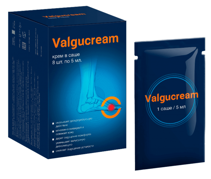 Valgucream (Вальгукрем) — эффективный крем от вальгусной деформации стопы