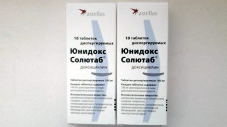 Юнидокс Солютаб — препарат для лечения уреаплазмы