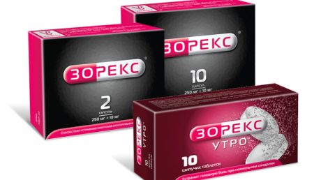 Зорекс: состав, формы выпуска, аналоги и отзывы