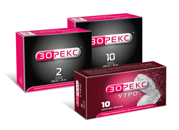 Зорекс: состав, формы выпуска, аналоги и отзывы